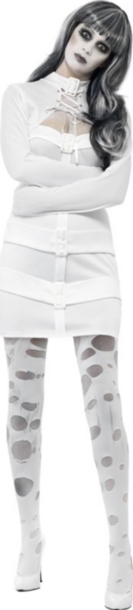 Dwangbuis kostuum | Psycho verkleedkleding dames maat S (36-38)